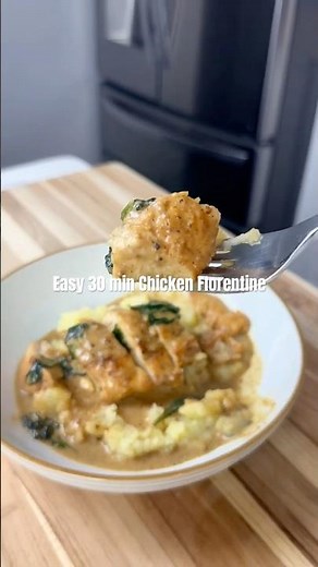 Easy 30 min Chicken Florentine