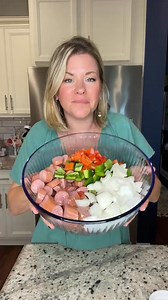 372K views · 3.2K reactions | Love this easy air fryer kielbasa dinner! Done in 20 minutes! Recipe: https://www.stephreallife.com/air-fryer-kielbasa-and-peppers/ #airfryerrecipes #easydinnerideas #KielbasaRecipe | Stephanie Gigliotti | Facebook
