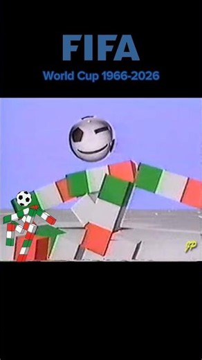 World Cup Mascots Evolution 1966-2026 #worldcup #2026 #shorts #viral #youtube #tiktokstyle #mascot