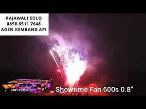 KEMBANG API SHOW TIME FAN - 600 SHOT 0.8 INCH (2 MENIT)