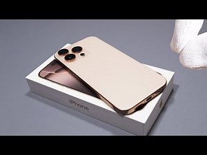 IPhone 16 Pro Max unboxing 🏜 and Test desert titanium || New version unboxing video high quality 👌