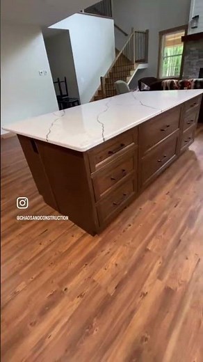 New Construction Kitchen with Shiloh Cabinetry #renovation