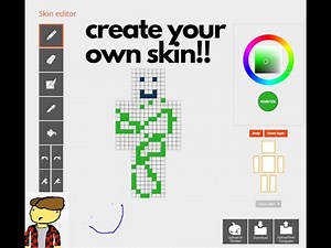 How to create and download your own Minecraft skin - skindex tutorial