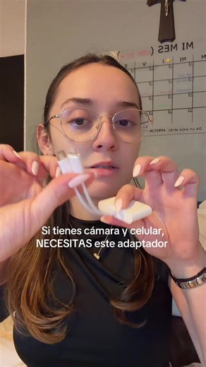 Con este adaptador ya no necesitas estar batallando en pasar tu contenido de la cámara al celular, se vuelve ultra rápido y facilísimo!!!!!! #camara #adaptador #facil #viral