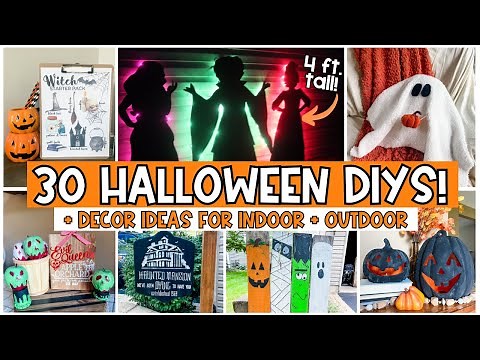 30 Halloween DIYs You'll Want to Steal for Your Own Home! | DIY Outdoor Halloween Decorations