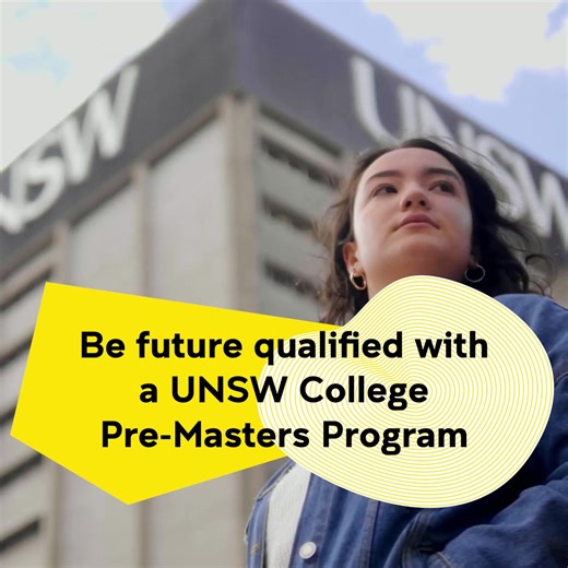 569 reactions · 37 shares | Future qualified with a Pre-Masters program  If you’ve completed your undergraduate studies and have aspirations to progress to a master’s degree, a UNSW College Pre-Masters program can get you there. Learn more about this 15-week program now. | UNSW College | Facebook