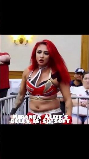 Miranda Alize belly punch #belly #bellyfat #wrestling #womenswrestling #punching #fat #chubby