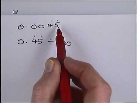 How to convert recurring decimals to fractions.wmv