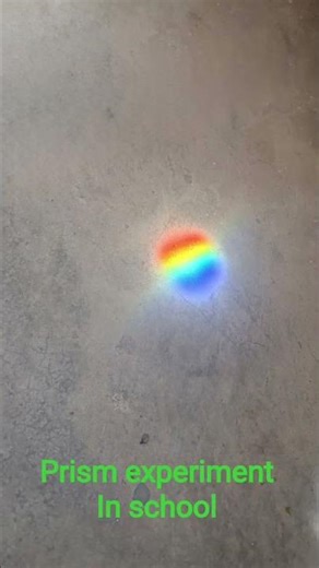 Prism experiment In school #experiment #explore #learning #science #newton