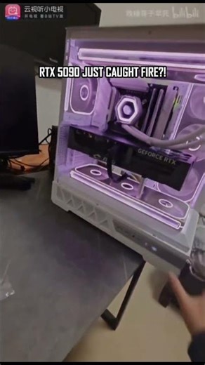 MSI GeForce RTX 5090 Catches Fire On Camera?! 😳🔥