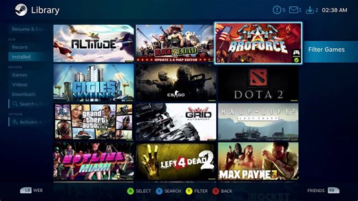 SteamOS overview (Zotac NEN SN970)