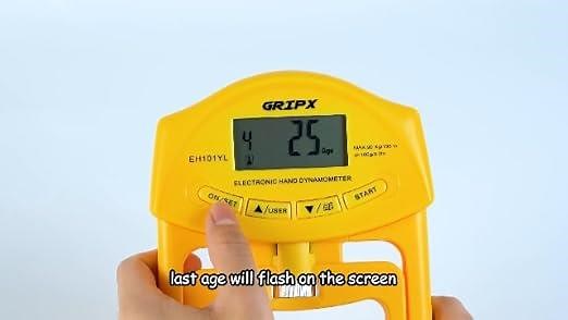 Use your gripx hand dynamometer to test your grip strength