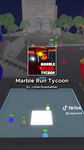 'Marble Run Tycoon' recommendation! #robloxrecommendation #marbleruntycoon #robloxtycoons #robloxmarblerungame #robloxfy #robloxvideos
