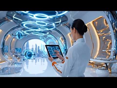 Future Earth 2100 | Futuristic Eco City Ambient Music & Sci-Fi World Visuals