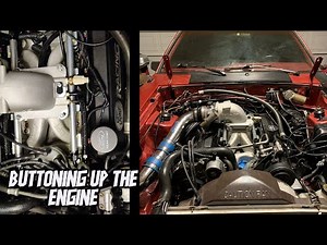 Foxbody Mustang EFI injector wiring harness installation And intake elbow install! ( Part 18 )