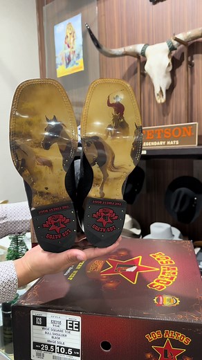 NEW🐎 Los Altos Boots Bull Shoulder Leather with Sole Design🔥 Limited Stock‼️ . . #vallejowesternwear #western #westernwear #westernfashion #cowboyboots #cowboy #leatherboots #vaquero #jaripeo #bailes #fyp #parati