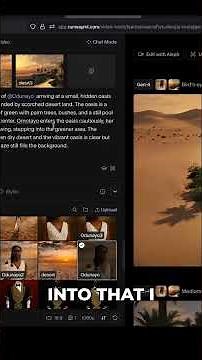Runway ML: Crafting Oasis Scenes with Bird's Eye View