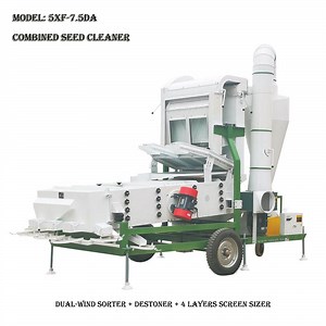 [Hot Item] Sesame Seed Fine Cleaning Machine with Dual Wind Sorter and Destoner