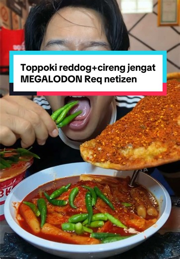 Toppoki Reddog Cireng MEGALODON Mukbang Challenge