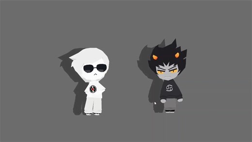 【homestuck | davekat】哥俩只是在跳舞