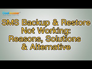 SMS Backup & Restore Not Working: Fixed (Backup/Restore Failures)