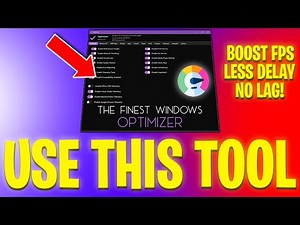 USE THIS TOOL TO GET 240FPS ON LOW END PC! (BOOST FPS & LESS DELAY)