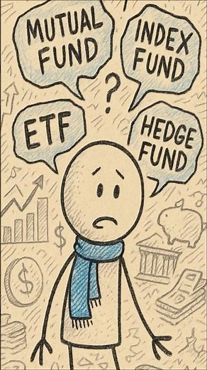 Index Funds vs Mutual Funds vs ETFs vs Hedge Funds Explained