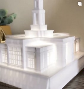 365K views · 1.6K reactions | 珞 With over 1,000 5-Star Reviews, the Temple Music Light is the only temple statue that lights up and plays music. All 250+ LDS Temples Available including yours. | Tiny 3D Temples | Facebook