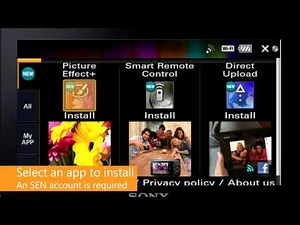 PlayMemories Camera Apps: как установить приложения