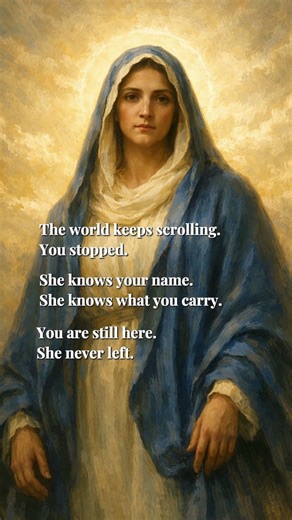 She Never Left and She Knows Your Name - Our Lady #ourladyreigns #virginmary #catholicfaith