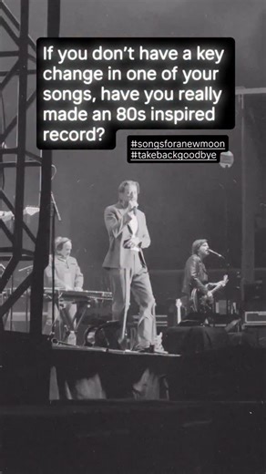 I feel it’s a requirement…am I right? #keychanges #songsforanewmoon #takebackgoodbye #80smusic | Charles Kelley