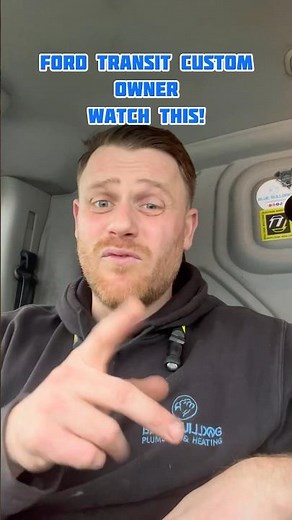 FORD Transit Custom owners watch this for a fault #plumber #mechanic #howto