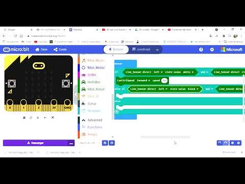 Código seguidor de línea del MicroBit