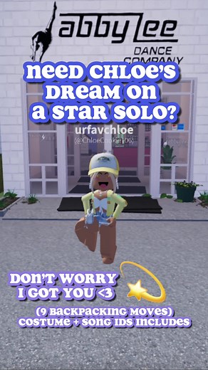Dream on a Star Pack - Dance Moms Chloe ALDC Roblox