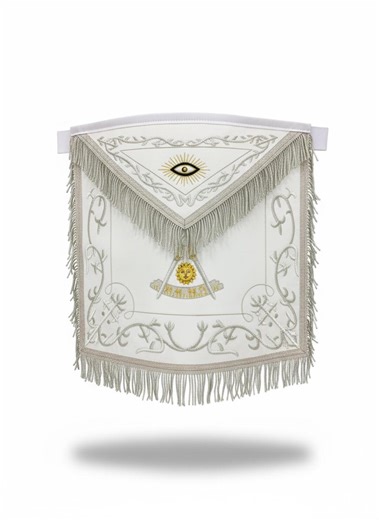 Handmade Past Master Masonic Apron D994 – Hand Embroidered Bullion | Real Leather 14 X 16 - Etsy