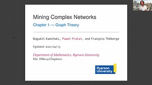 Mining Complex Networks (Fall 2021)