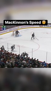 Nathan MacKinnon’s speed is RIDICULOUS 🤯🚀 #avs | Gino Hard