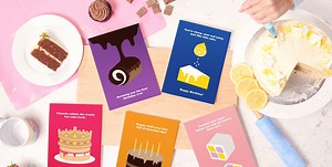Moonpig just launched edible Birthday cards that taste like cake?