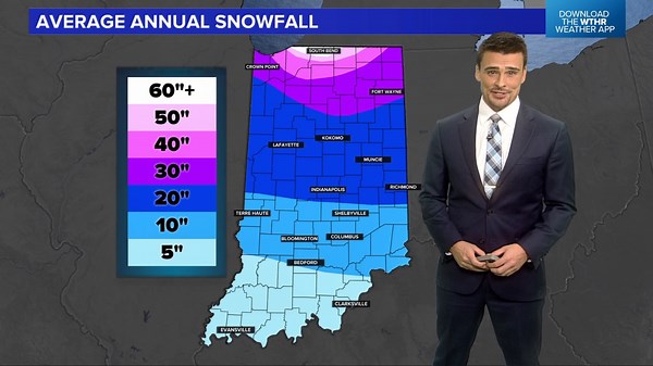 How much snow does Indiana typically get in the winter? | Live Doppler 13 Weather Blog