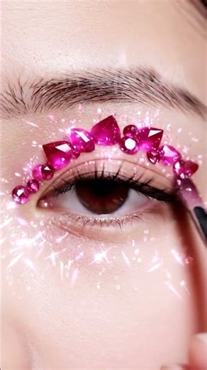 ASMR Jewel Eyeshadow 👁️ #relax #asmr #makeup