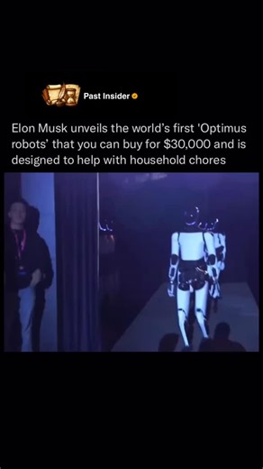 Past Insider on Instagram: "Elon Musk has officially introduced the Tesla Optimus Gen 2, a humanoid robot designed to transition from factory floors to our living rooms. Standing 5’8” and weighing 125 lbs, Optimus is being built to handle the tasks humans find boring or repetitive—from folding laundry and fetching groceries to even cooking dinner. Follow @PastInsider for more Powered by the same AI used in Tesla’s Full Self-Driving cars, these robots can now learn new skills just by watching vid