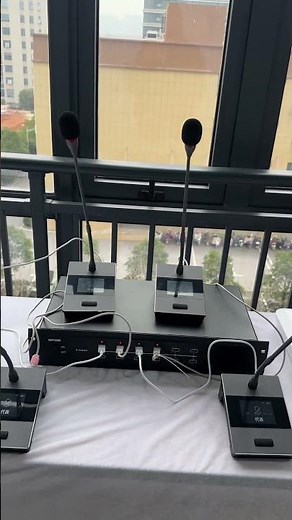 Professional Conference System for Meeting Rooms | Reliable Microphone, Speaker & Amplifier Solution