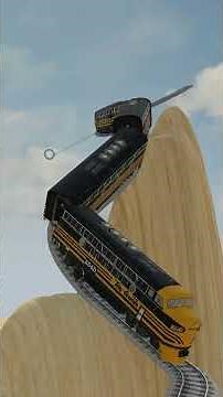 OH my god ! The Train Goes Crazy on Extreme Tracks 😱🔥 #shortvideo #shorts #train