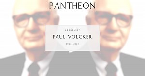 Paul Volcker Biography | Pantheon