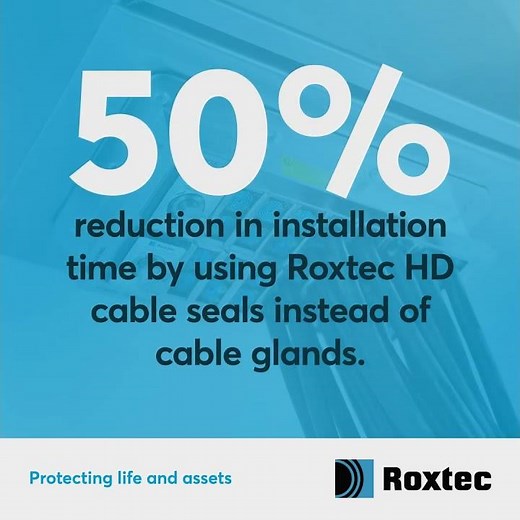 Roxtec HD transits are designed for applications with high cable density and high demands