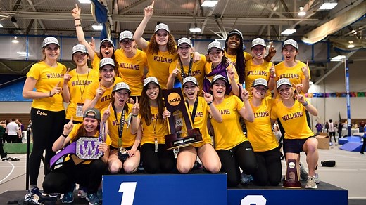 Williams College wins the 2019 DIII Women's Indoor Track & Field Championship