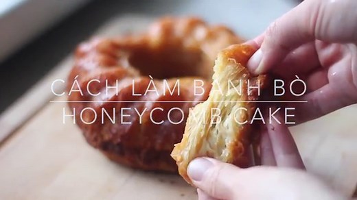How to make Palm Sugar Vietnamese Honeycomb Cake (Bánh Bò) (recipe) - Rice 'n Flour