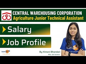 CWC Recruitment 2023 | CWC Junior Technical Assistant | CWC Salary and Job Profile | By Himani Mam