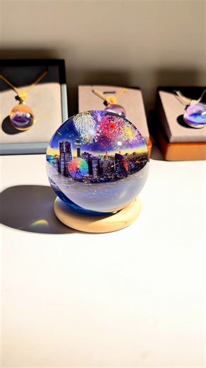 沈めた瞬間、景色が変わるハンドメイドレジンアート #ハンドメイド #ジオラマ #レジン #resin