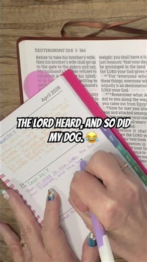 ASMR ✍️ A snippet from today’s scripture writing FEAR NOT #scriptureengagement #scripturejournaling